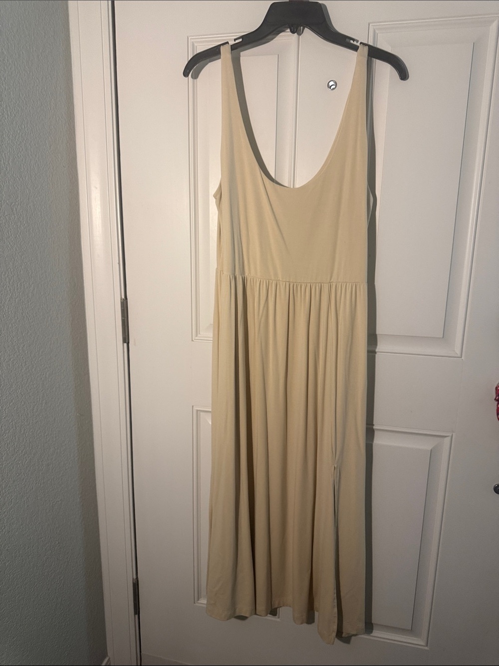 a new day Beige Maxi Dress with Scoop Neck